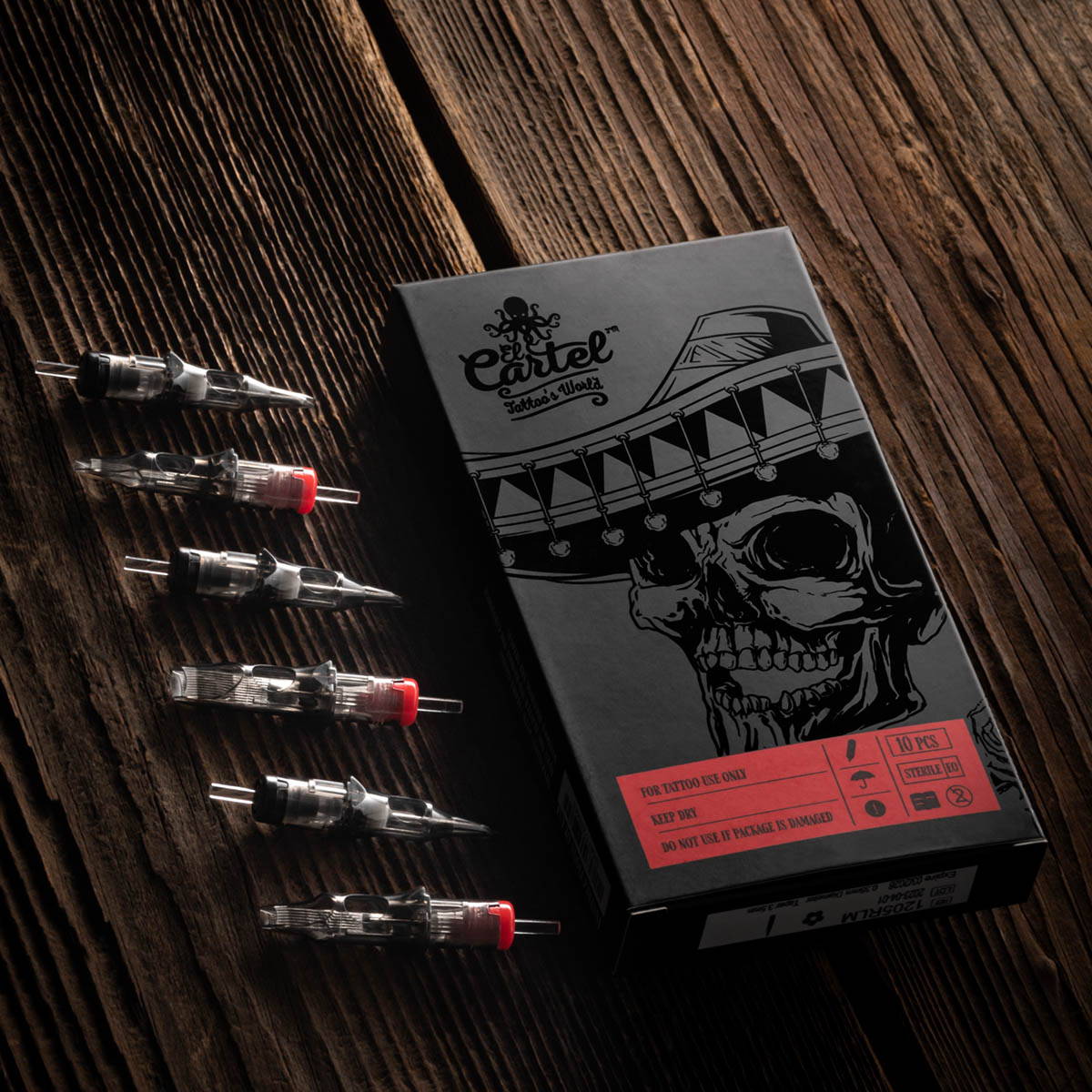 10x Игли за микропигментация EL CARTEL Tattoo V2 0.35 11RL Medium taper,4,LilaCare Bulgaria