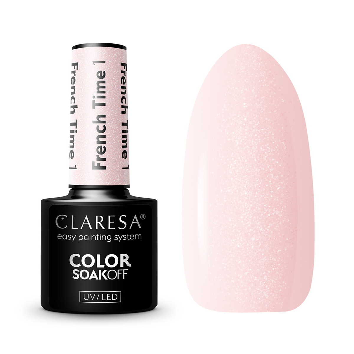 CLARESA French Time Hybrid Polish 1 -5g,1,LilaCare Bulgaria