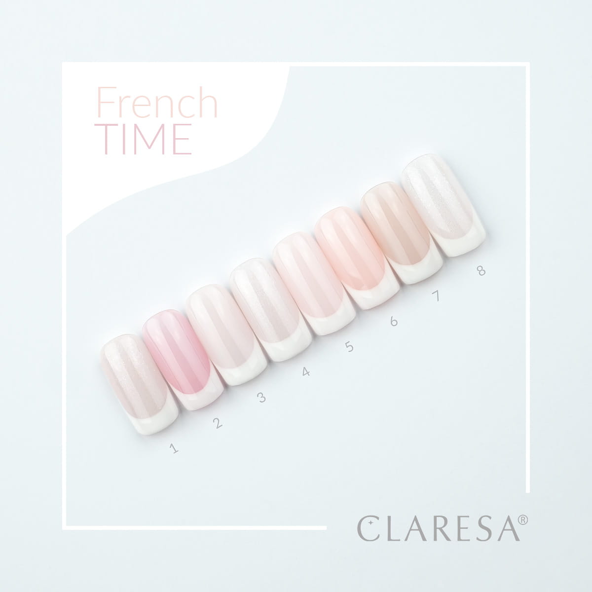 CLARESA French Time Hybrid Polish 1 -5g,2,LilaCare Bulgaria