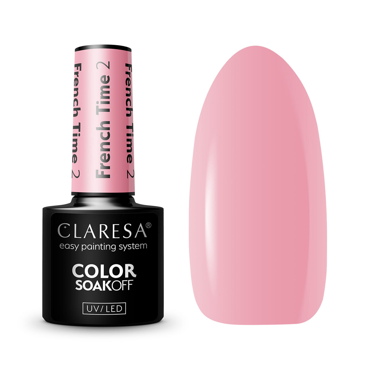 CLARESA French Time Hybrid Polish 2 -5g,1,LilaCare Bulgaria