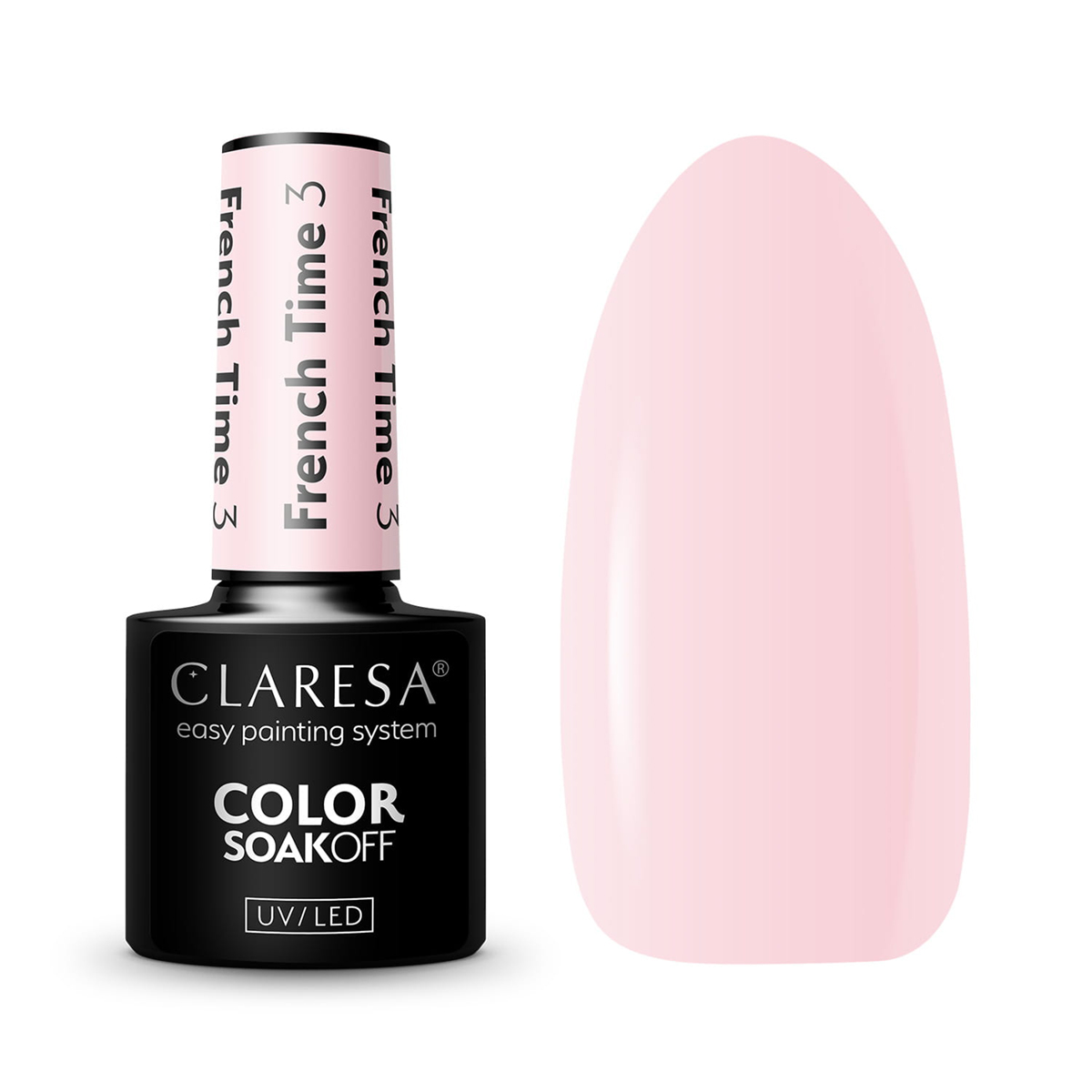 CLARESA French Time Hybrid Polish 3 -5g,1,LilaCare Bulgaria