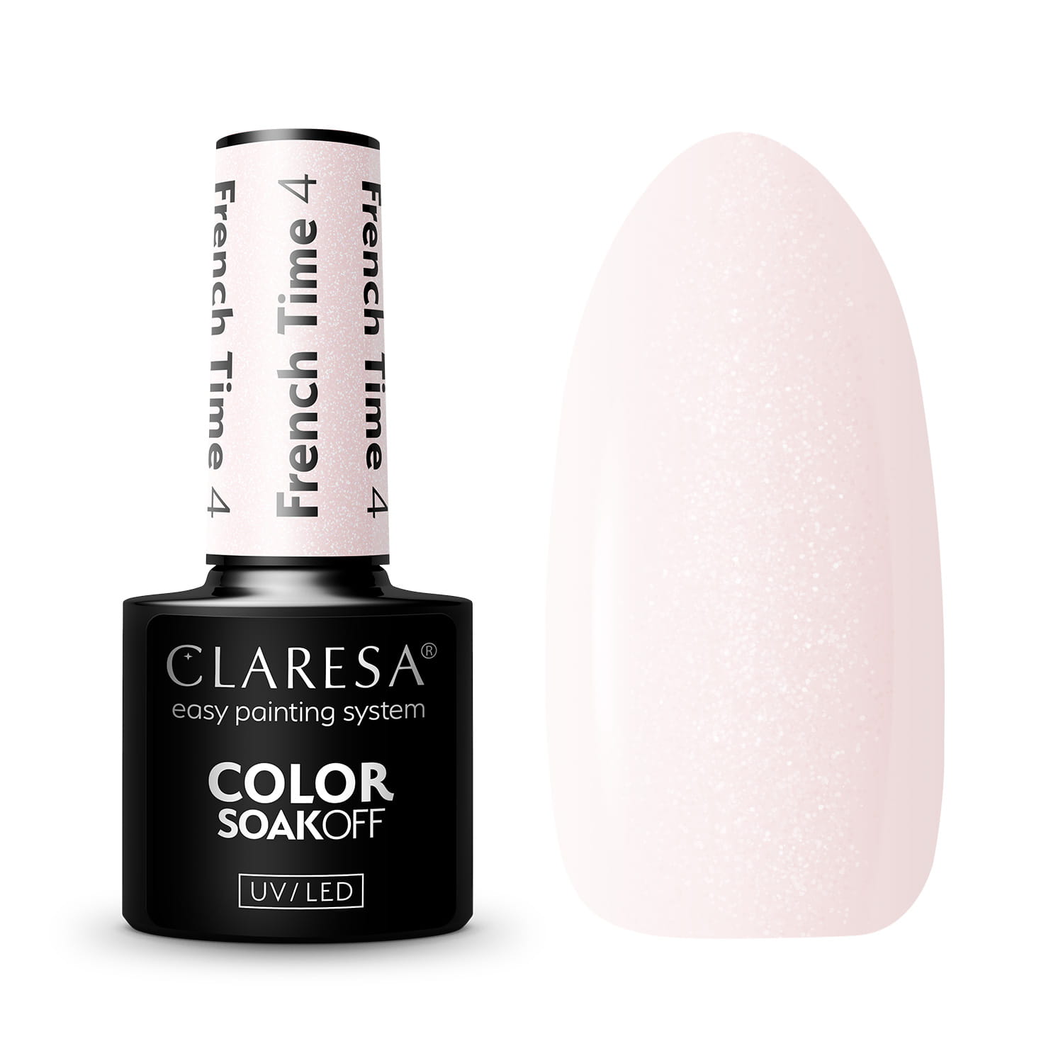 CLARESA French Time Hybrid Polish 4 -5g,1,LilaCare Bulgaria