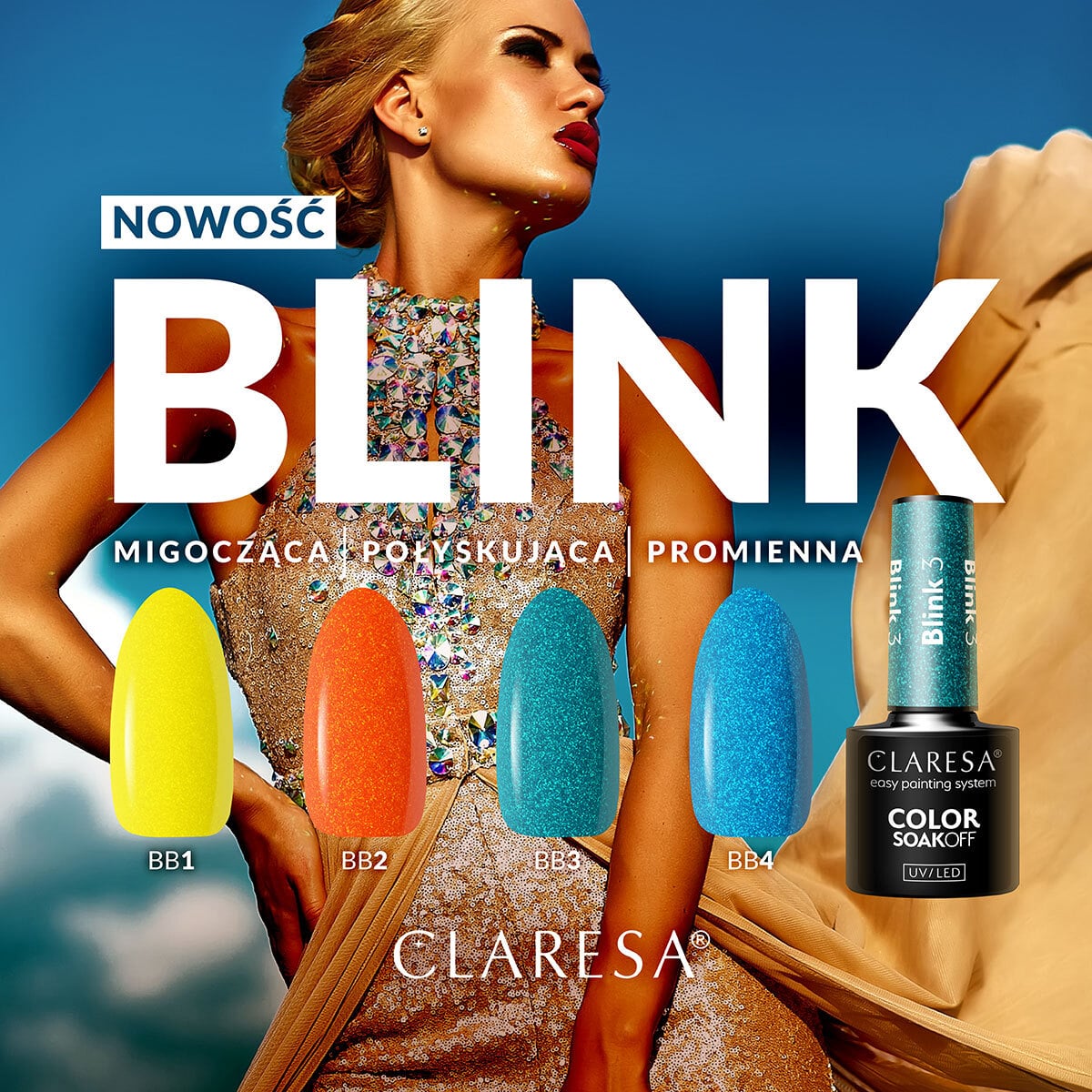 CLARESA Blink Hybrid Polish 2 -5g,1,LilaCare Bulgaria