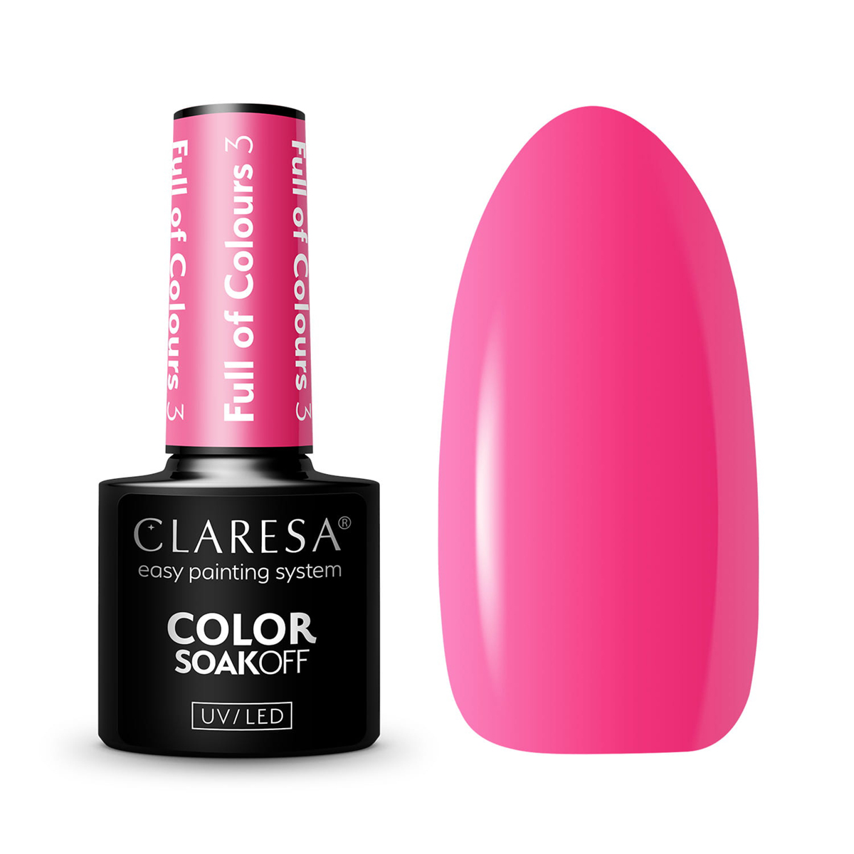 CLARESA Full of colours Hybrid Polish 3 -5g,1,LilaCare Bulgaria