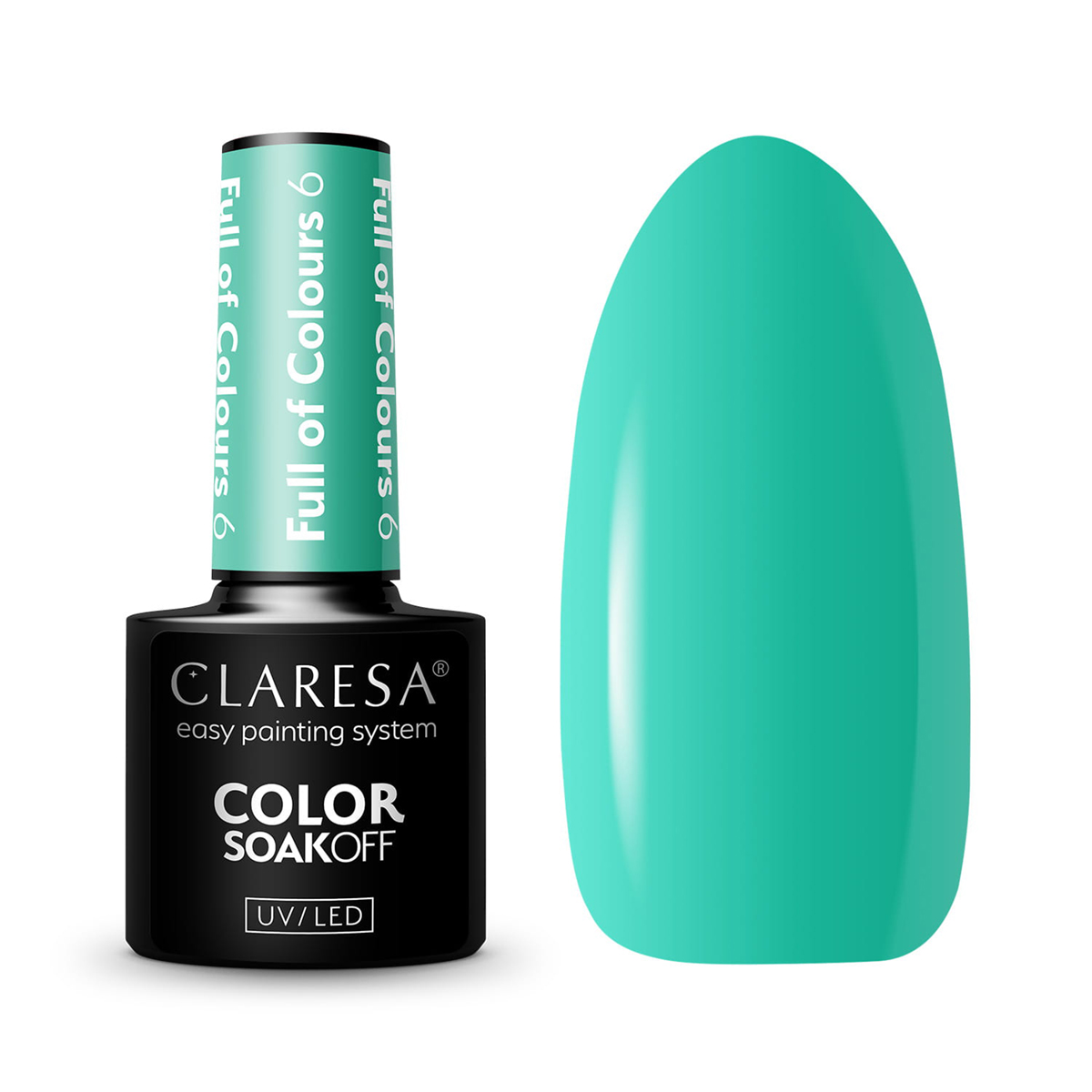 CLARESA Full of colours hybrid Polish 6 -5g,1,LilaCare Bulgaria