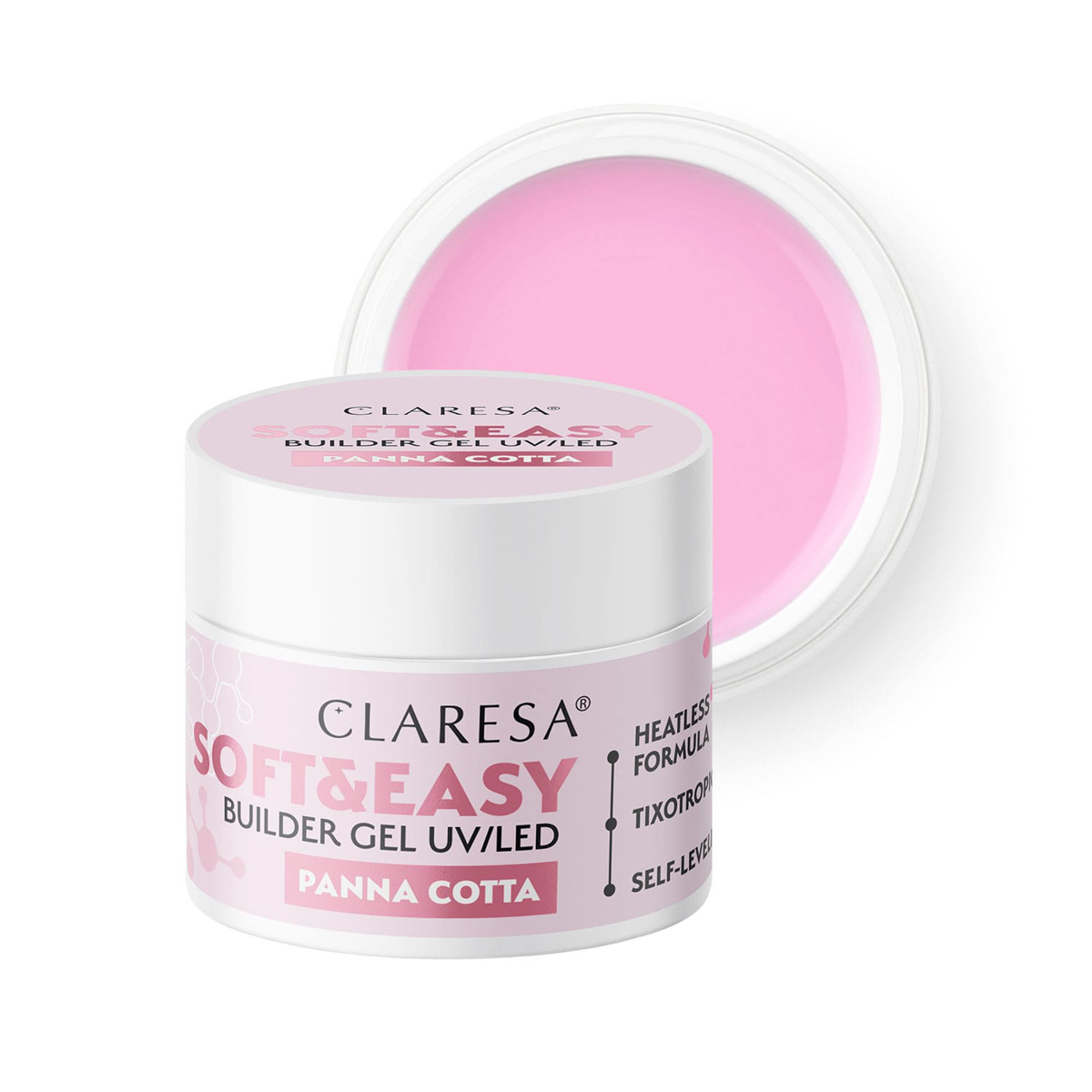 Claresa Soft&Easy gel builder panna cotta 90g,1,LilaCare Bulgaria