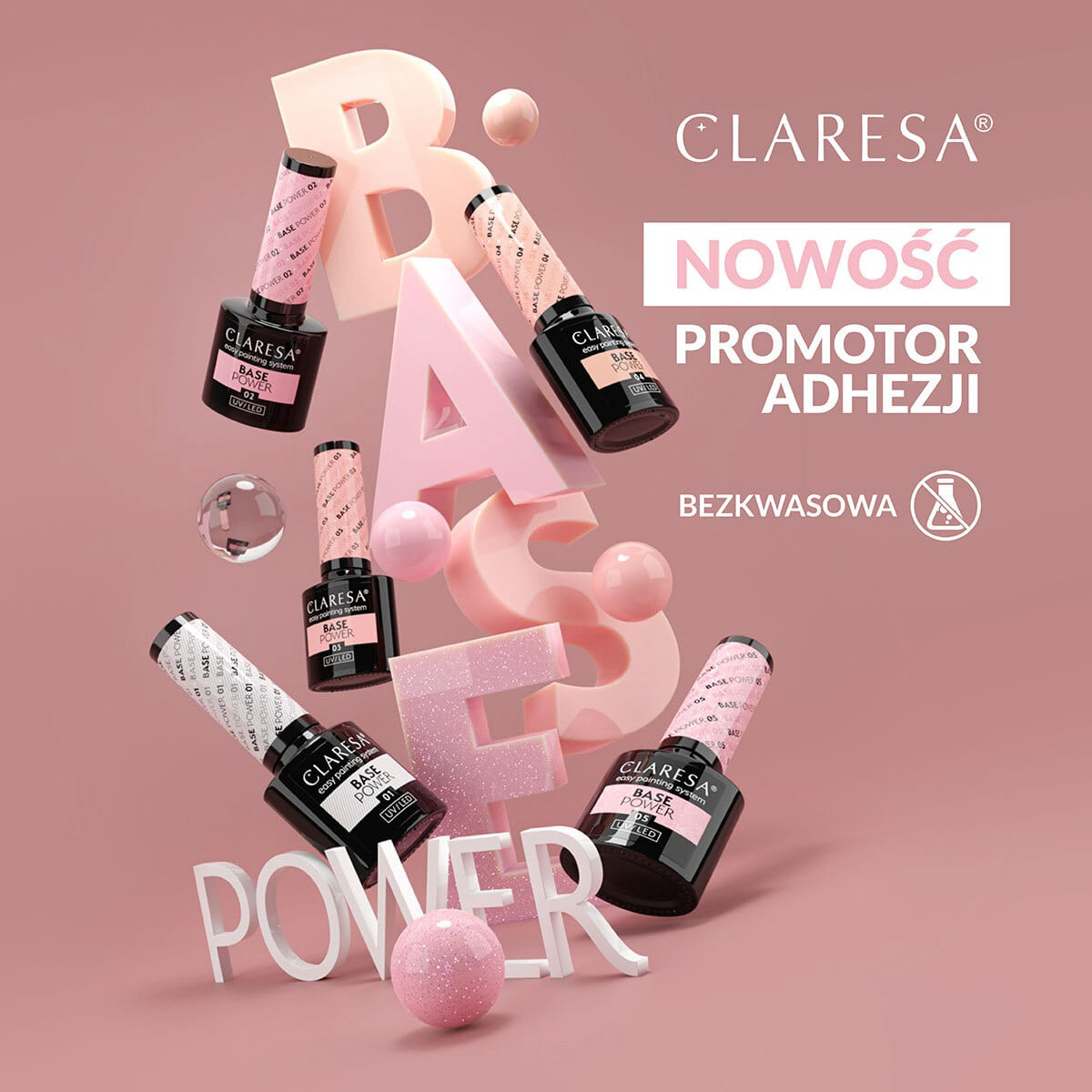 Claresa Baza Power Base 01 -5g,2,LilaCare Bulgaria