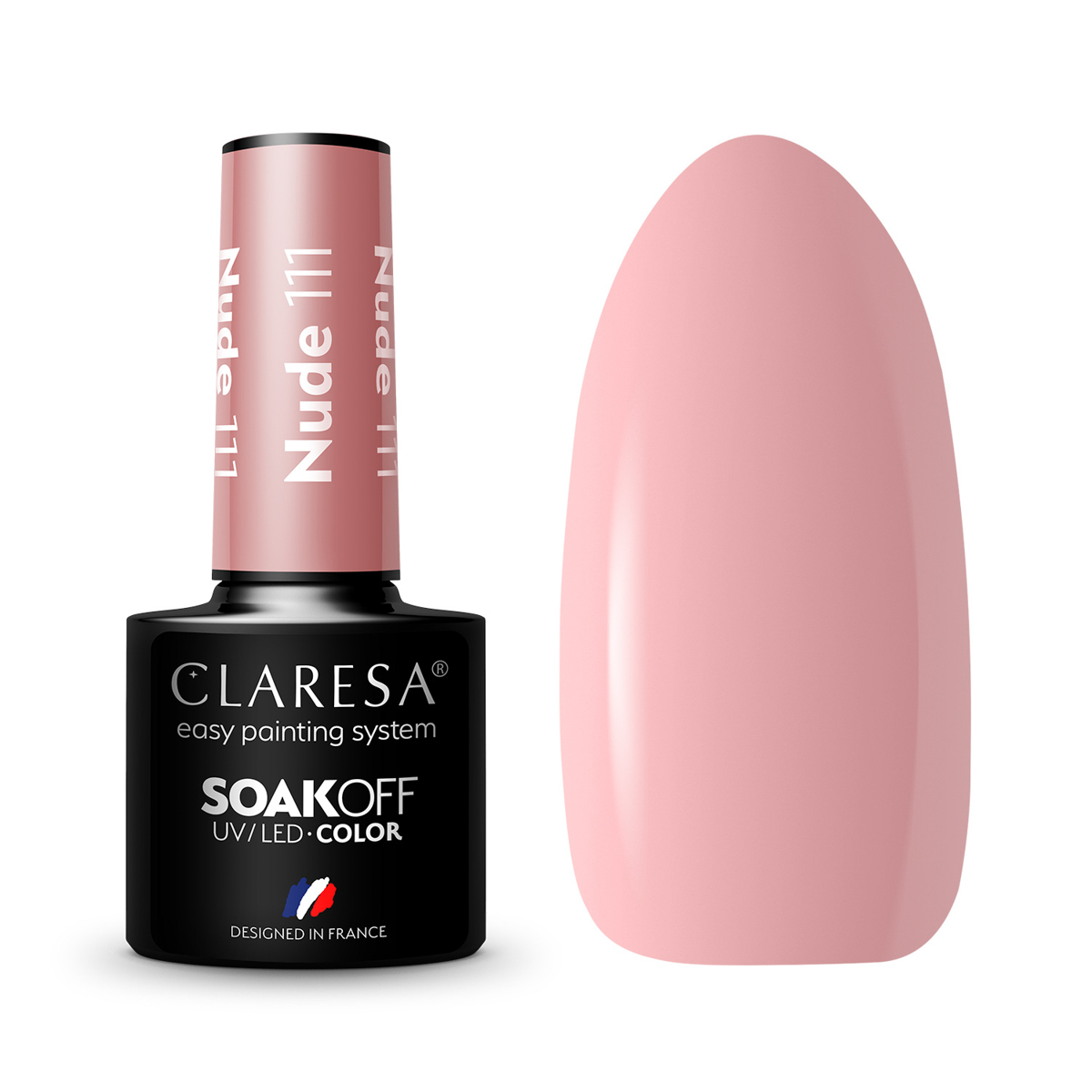 CLARESA NUDE Hybrid Polish 111-5g,1,LilaCare Bulgaria