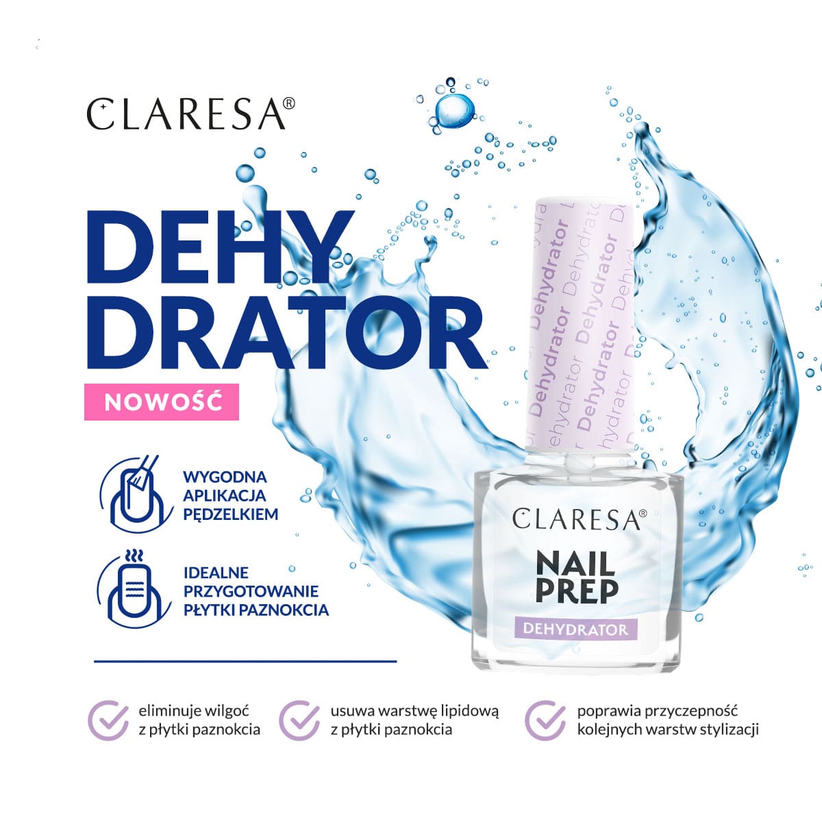 CLARESA Nail Prep dehydrator 5 ml,1,LilaCare Bulgaria