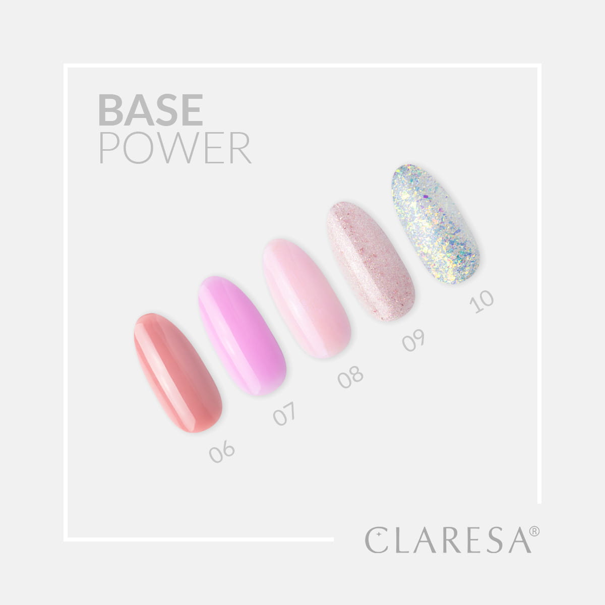 Гел лак Claresa Power Base 10,5,LilaCare Bulgaria