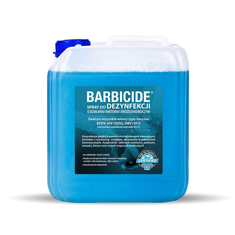 Barbicide spray for disinfecting all surfaces, odorless - refill 5l,1,LilaCare Bulgaria