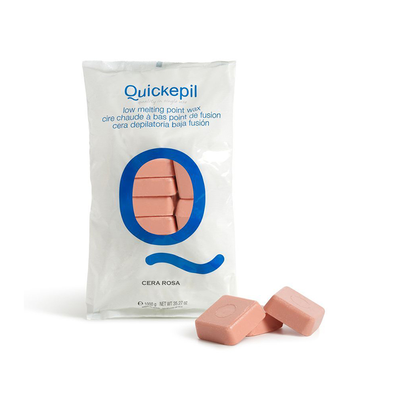 Quickepil depilatory wax rose hard stripless depilatory 1 kg pink,1,LilaCare Bulgaria