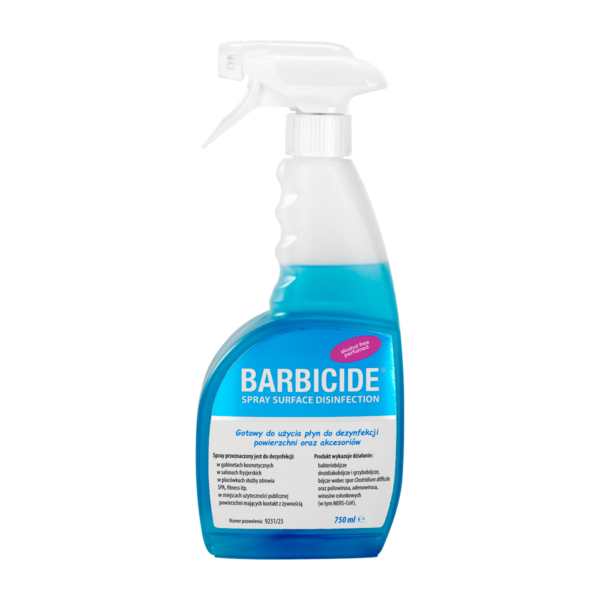 Barbicide spray for disinfection of all surfaces 750ml fragranced  ,1,LilaCare Bulgaria