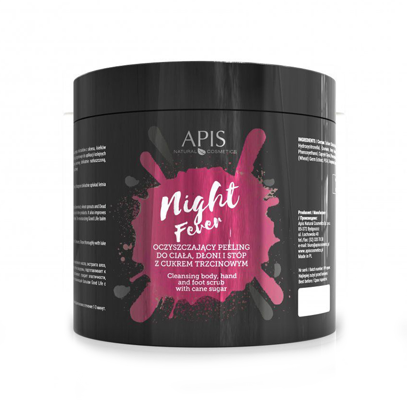 Apis night fever cleansing scrub for the body, hands and feet, 700 g,1,LilaCare Bulgaria