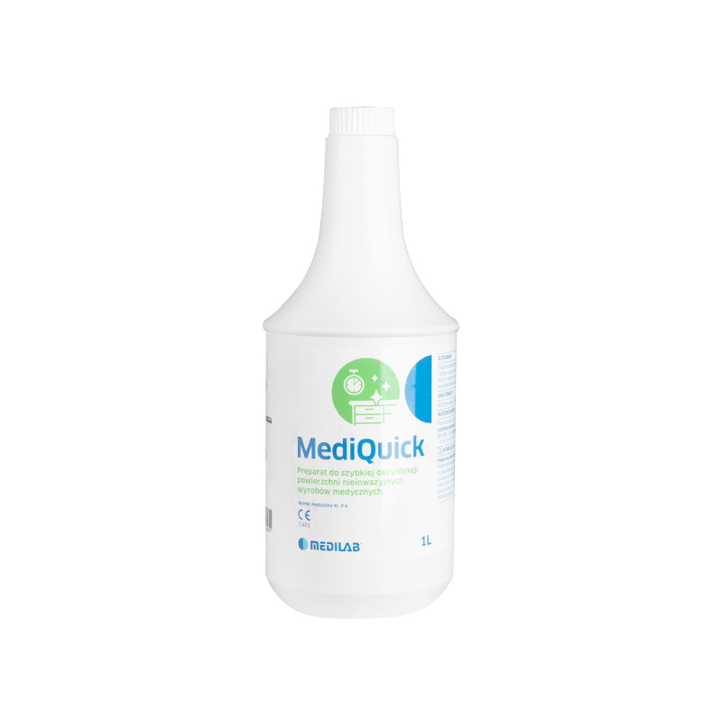 Mediquick surface disinfectant liquid 1l with sprayer,1,LilaCare Bulgaria