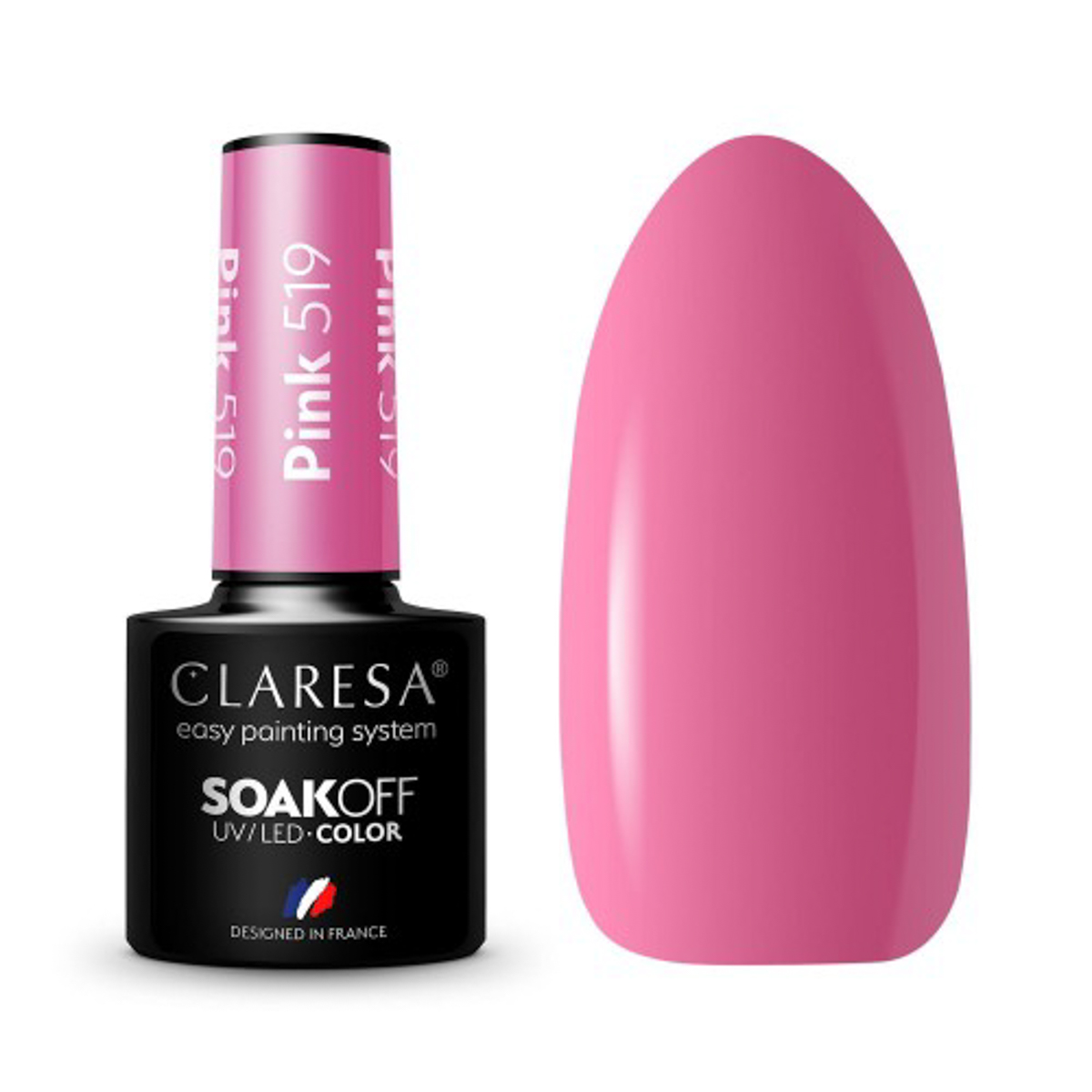 Гел лак Claresa Pink 519,1,LilaCare Bulgaria