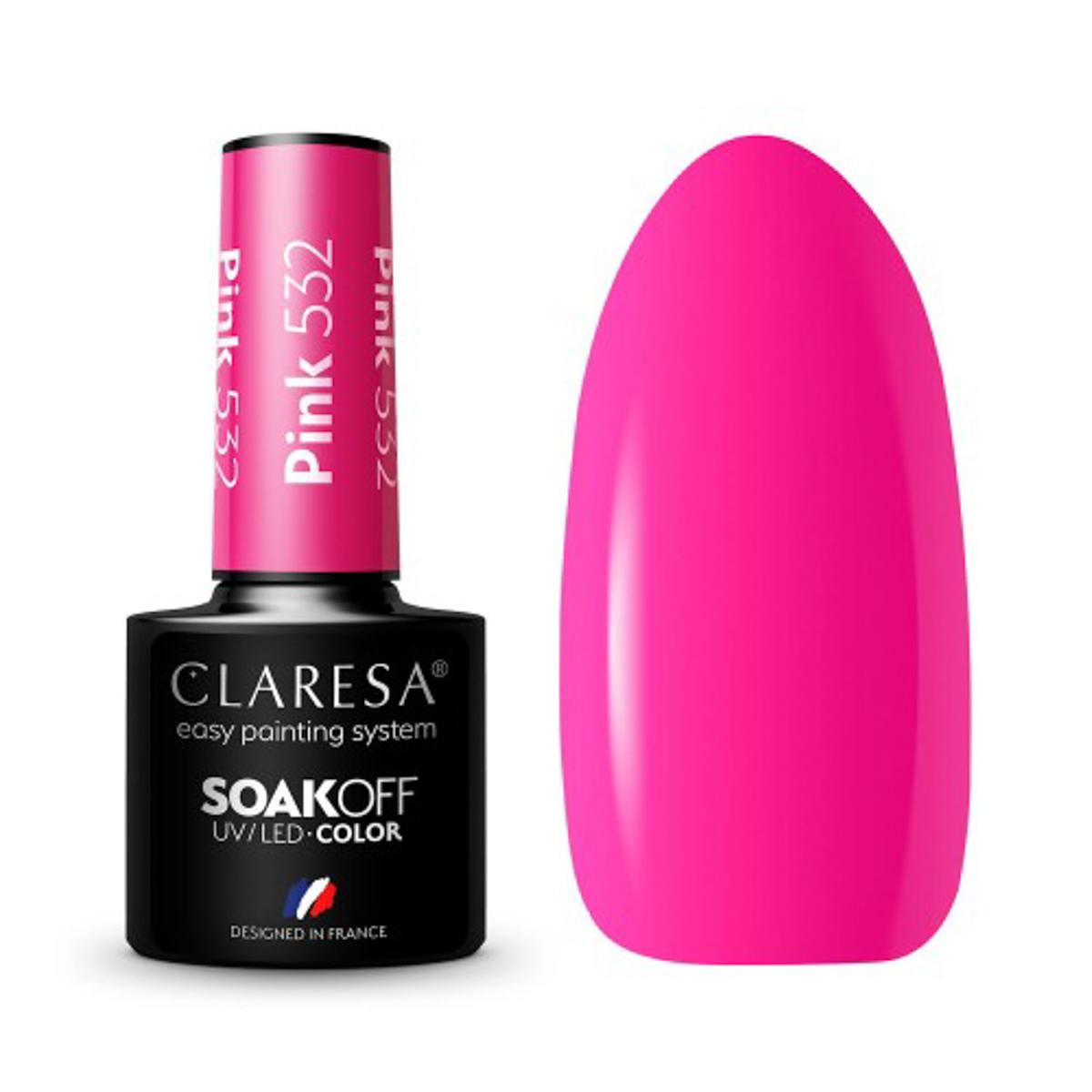 Гел лак Claresa Pink 532,1,LilaCare Bulgaria