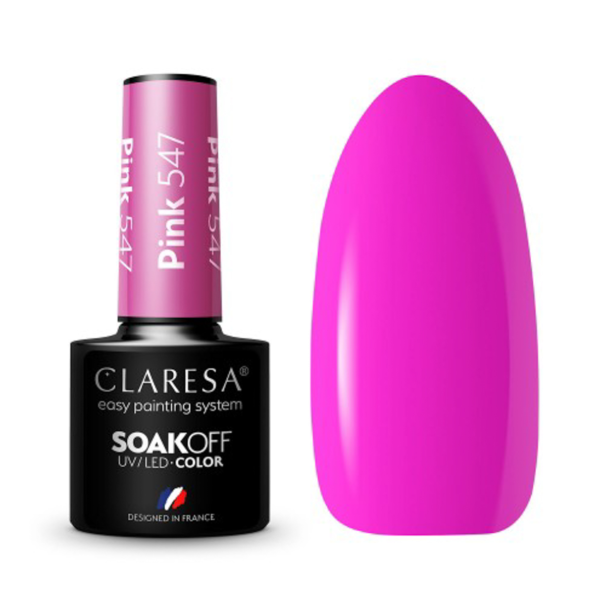 Гел лак Claresa Pink 547,1,LilaCare Bulgaria