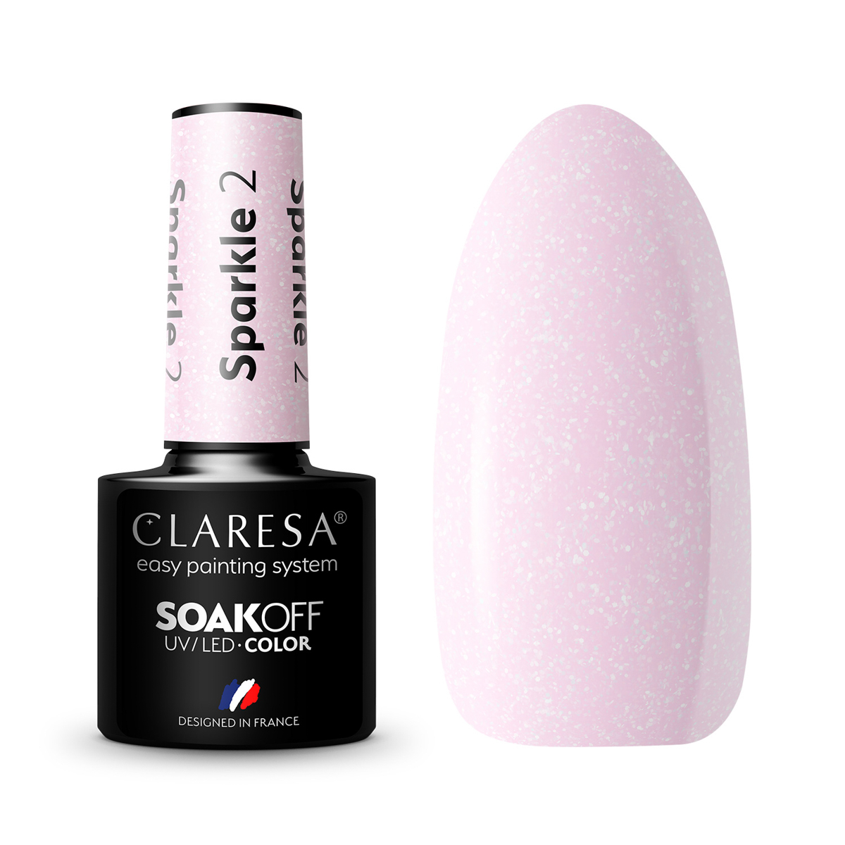 Гел лак Claresa SPARKLE 2,1,LilaCare Bulgaria