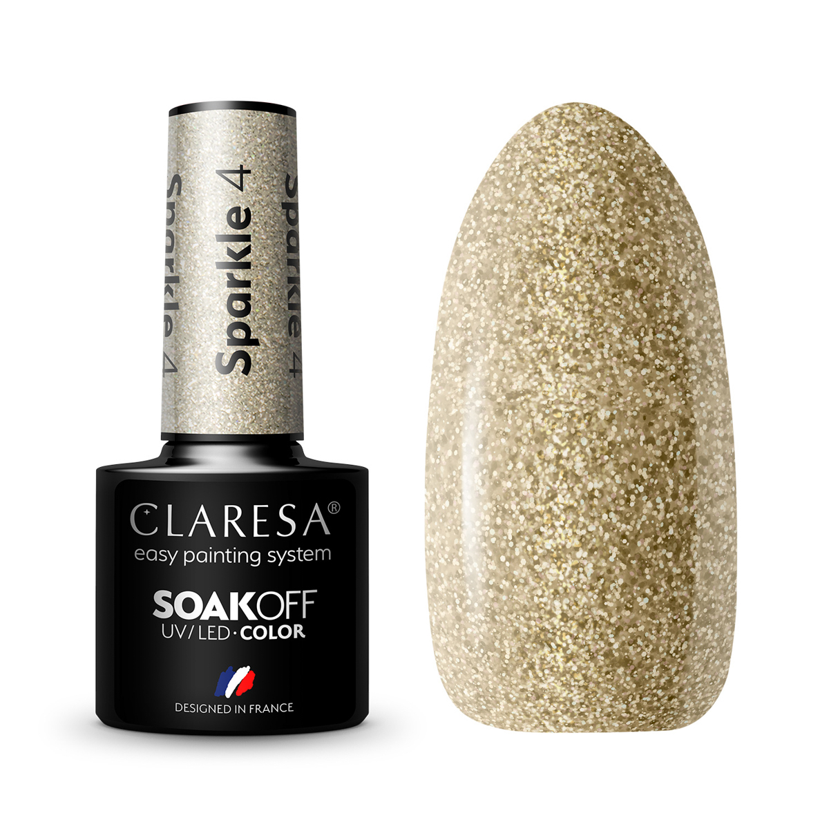 Гел лак Claresa SPARKLE 4,1,LilaCare Bulgaria