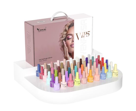 60x Гел лак за нокти Venalisa VIP5 Hema-Free 7.5 ml,1,LilaCare Bulgaria