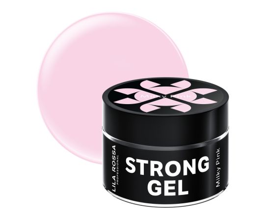 Гел за изграждане Lila Rossa Extra Strong Gel Milky Pink 15 g,1,LilaCare Bulgaria