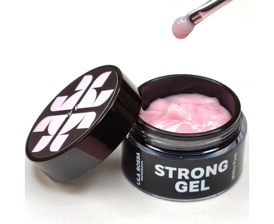 Гел за изграждане Lila Rossa Extra Strong Gel Milky Pink 15 g,1,LilaCare Bulgaria