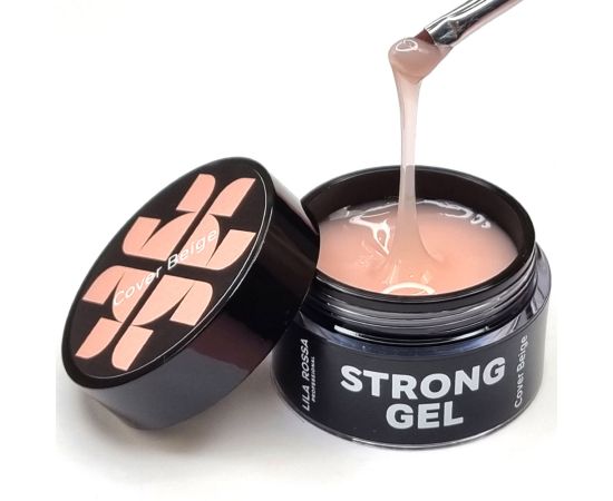 Гел за изграждане Lila Rossa Strong Gel Cover Beige 15 g,1,LilaCare Bulgaria