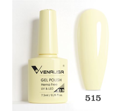 Гел лак за нокти Venalisa VIP5 Hema-Free 7.5 ml 515,1,LilaCare Bulgaria