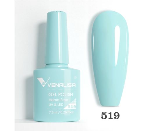 Гел лак за нокти Venalisa VIP5 Hema-Free 7.5 ml 519,1,LilaCare Bulgaria