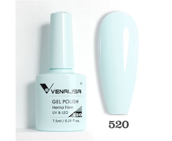 Гел лак за нокти Venalisa VIP5 Hema-Free 7.5 ml 520,1,LilaCare Bulgaria