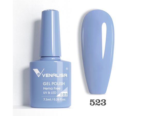 Гел лак за нокти Venalisa VIP5 Hema-Free 7.5 ml 523,1,LilaCare Bulgaria