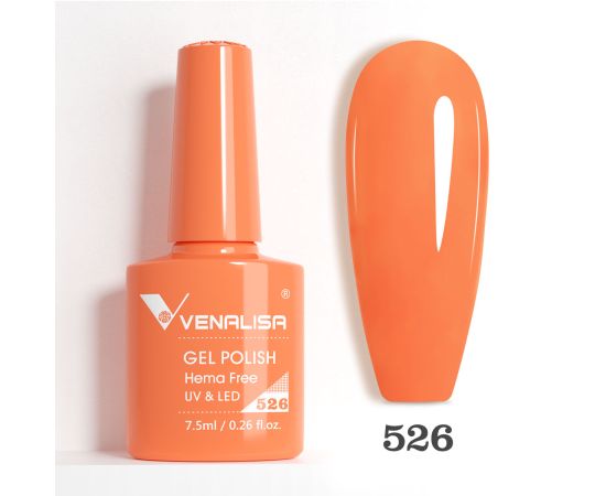 Гел лак за нокти Venalisa VIP5 Hema-Free 7.5 ml 526,1,LilaCare Bulgaria