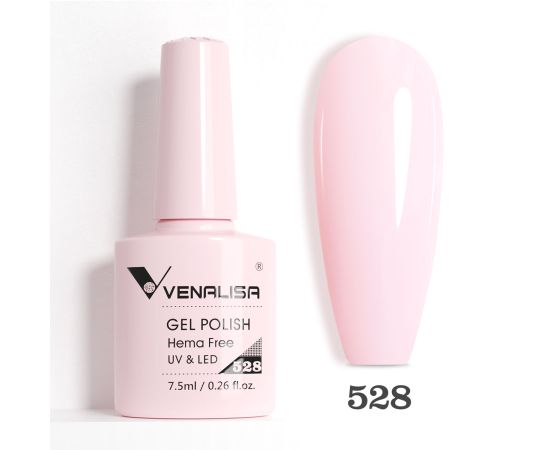 Гел лак за нокти Venalisa VIP5 Hema-Free 7.5 ml 528,1,LilaCare Bulgaria