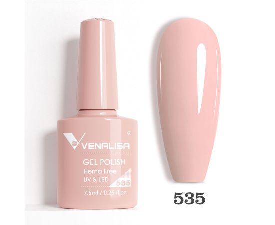 Гел лак за нокти Venalisa VIP5 Hema-Free 7.5 ml 535,1,LilaCare Bulgaria