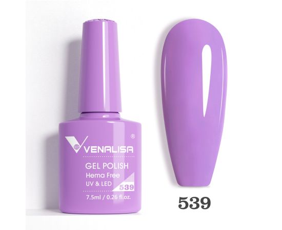 Гел лак за нокти Venalisa VIP5 Hema-Free 7.5 ml 539,1,LilaCare Bulgaria