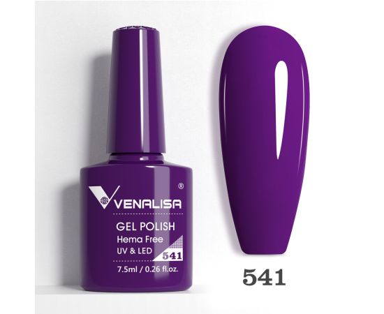 Гел лак за нокти Venalisa VIP5 Hema-Free 7.5 ml 541,1,LilaCare Bulgaria