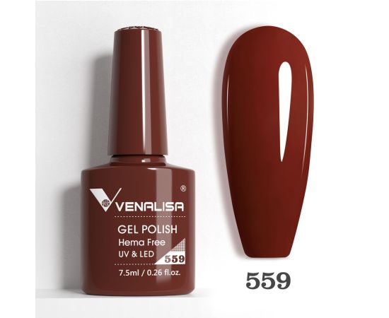 Гел лак за нокти Venalisa VIP5 Hema-Free 7.5 ml 559,1,LilaCare Bulgaria