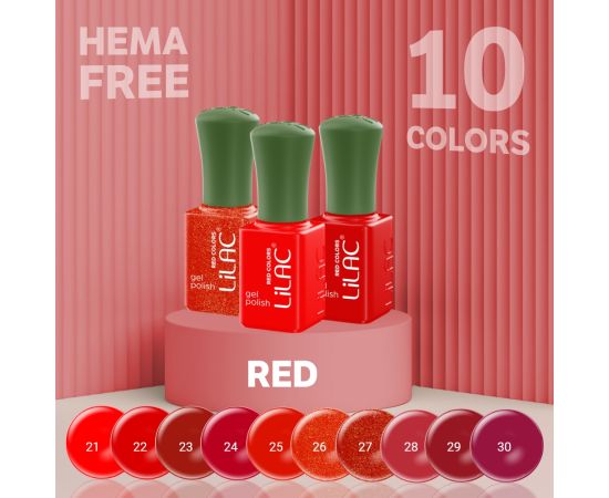 60 x Гел лак за нокти Lilac Hema Free,5,LilaCare Bulgaria