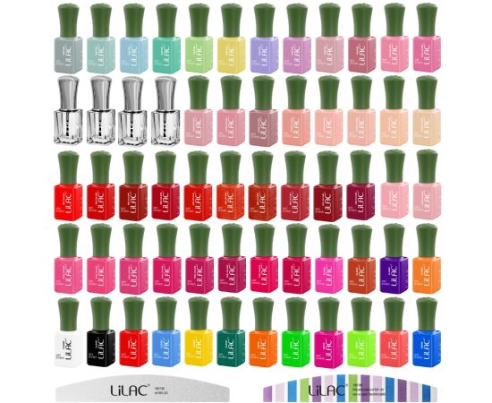 60 x Гел лак за нокти Lilac Hema Free,1,LilaCare Bulgaria