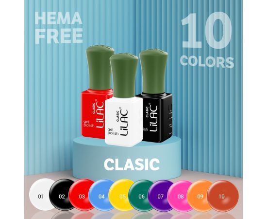 60 x Гел лак за нокти Lilac Hema Free,3,LilaCare Bulgaria