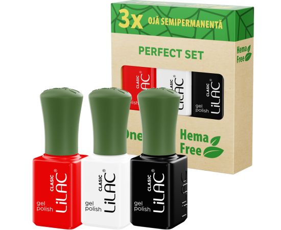 3 x Гел лак за нокти Hema Free Basic Collection,1,LilaCare Bulgaria