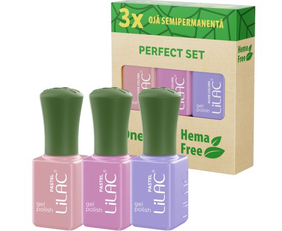 3 x Гел лак за нокти Hema Free Pastel Collection,1,LilaCare Bulgaria