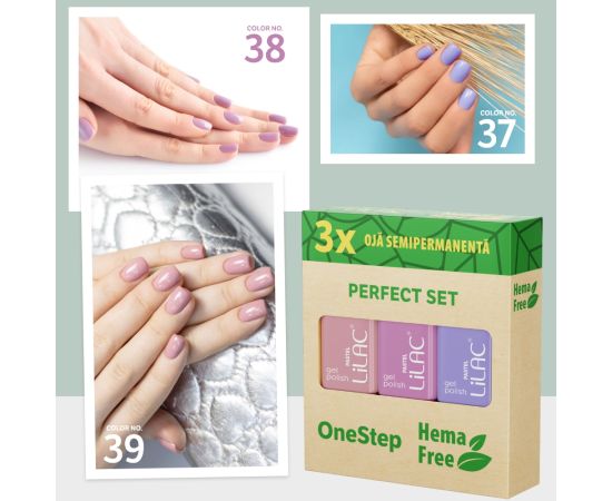 3 x Гел лак за нокти Hema Free Pastel Collection,4,LilaCare Bulgaria