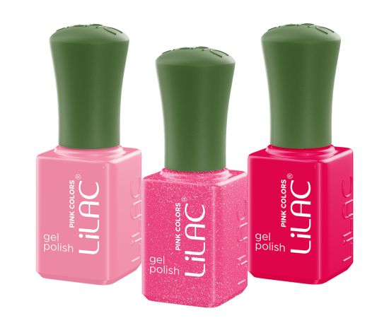 3 x Гел лак за нокти Hema Free Pink Collection,2,LilaCare Bulgaria