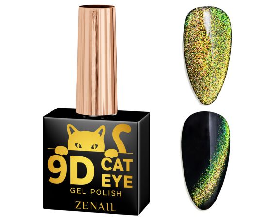 Гел лак Zenail 9D Cat Eyes 10 ml 01,1,LilaCare Bulgaria